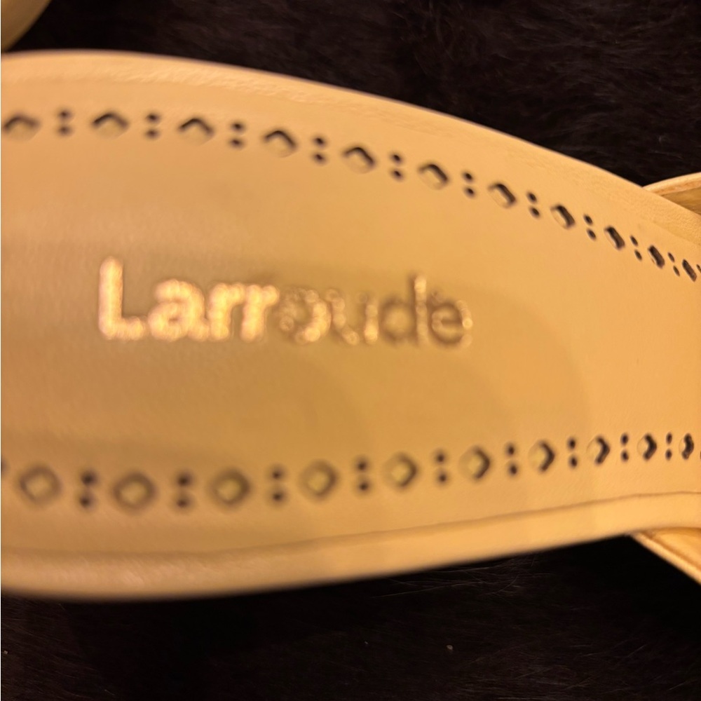 Larroude Cream Women's Shoes